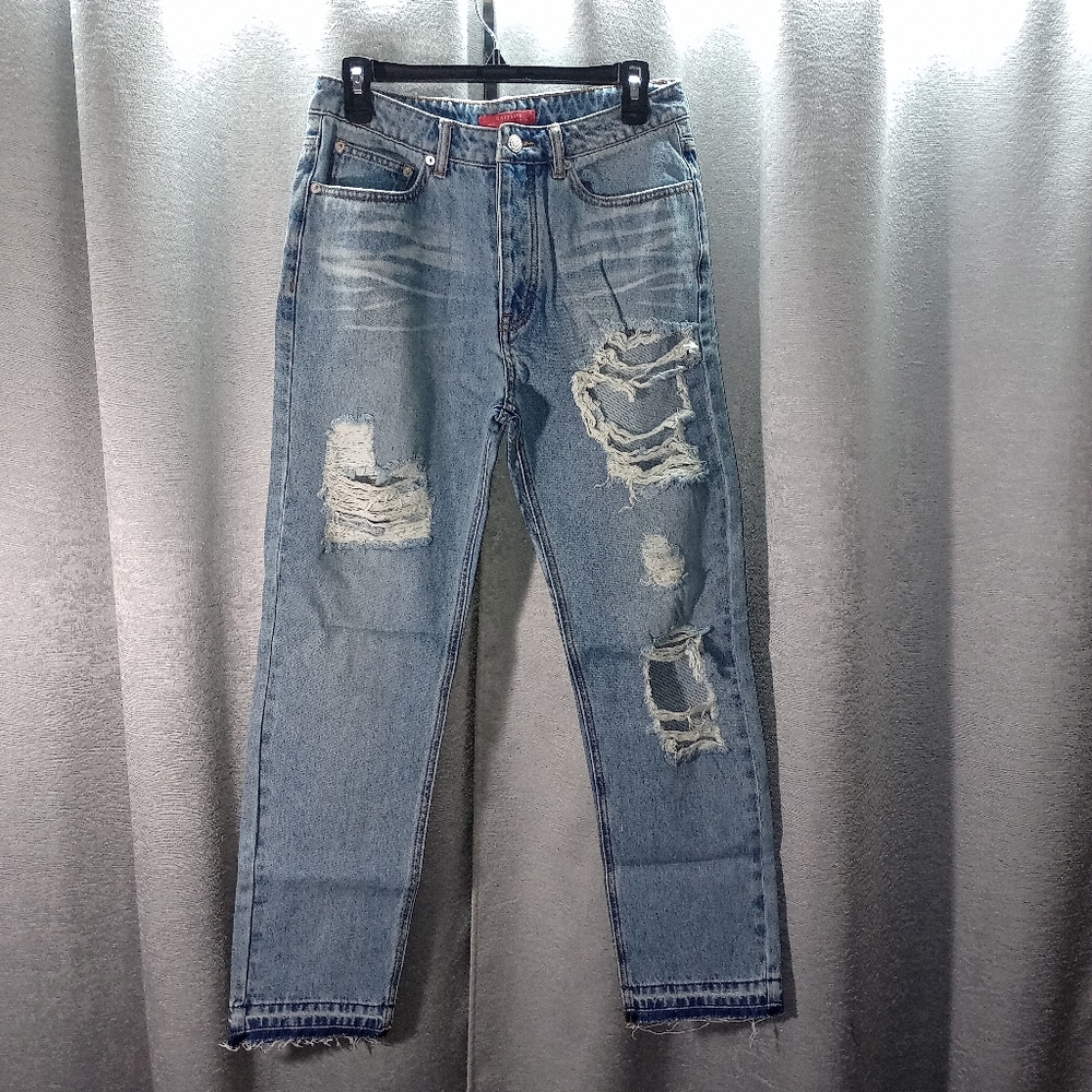 New Distressed Boyfriend Jeans